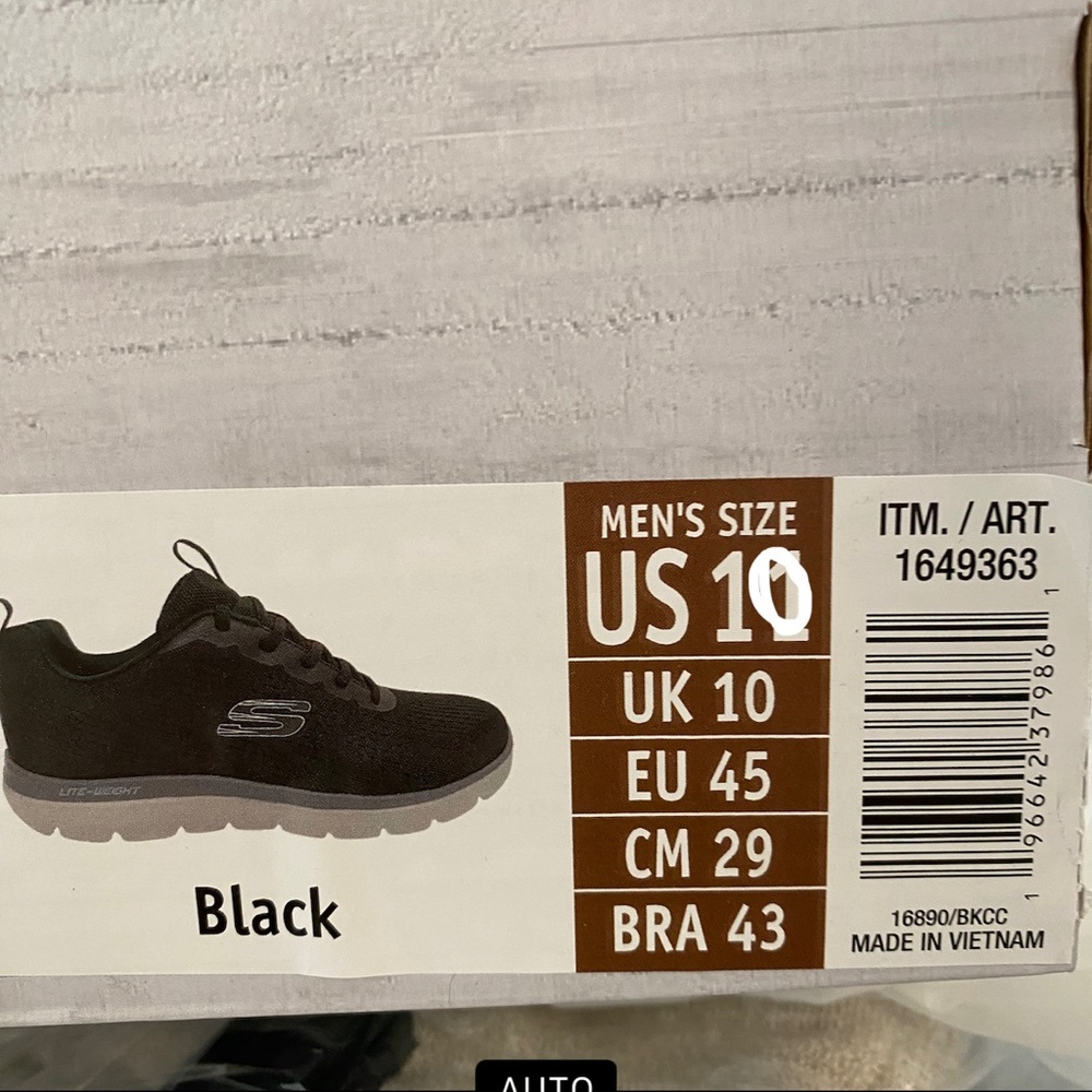 Skechers black charcoal gray mesh summits torre lace up sneakers - Picture 7 of 8
